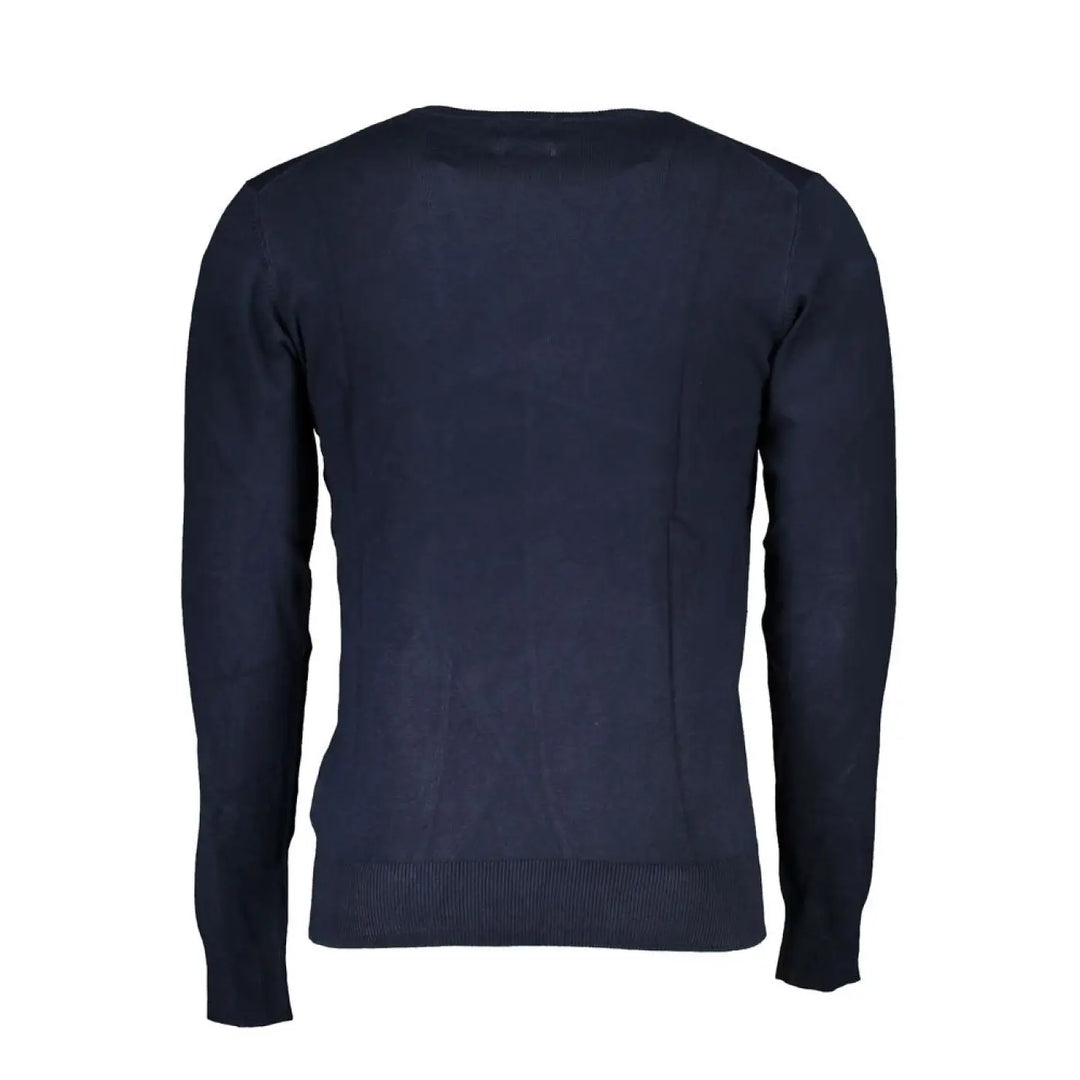 Gianmarco Venturi Blue Viscose Men’s Sweater