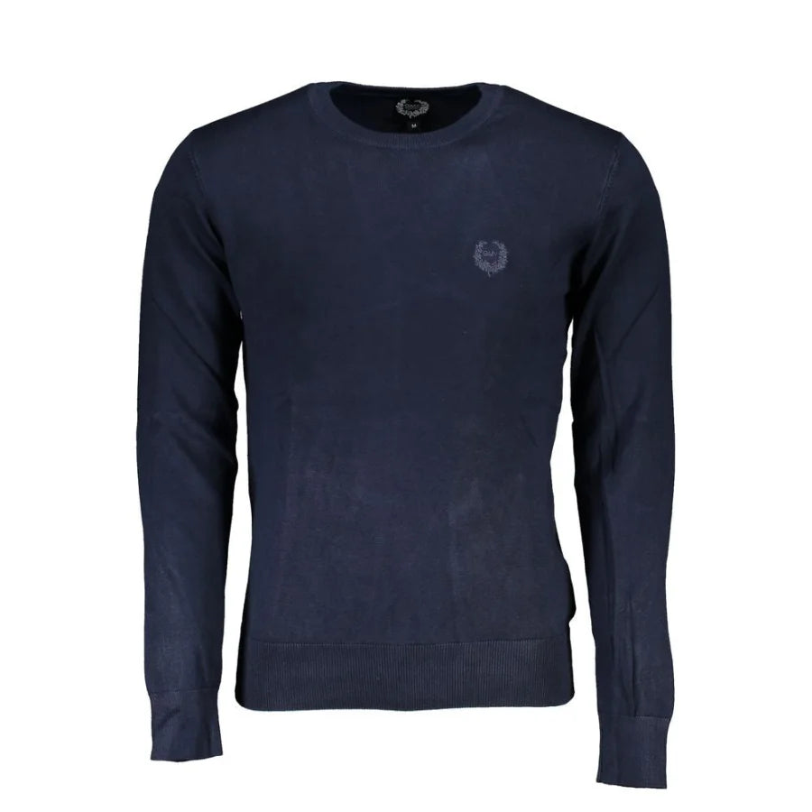 Gianmarco Venturi Blue Viscose Men’s Sweater