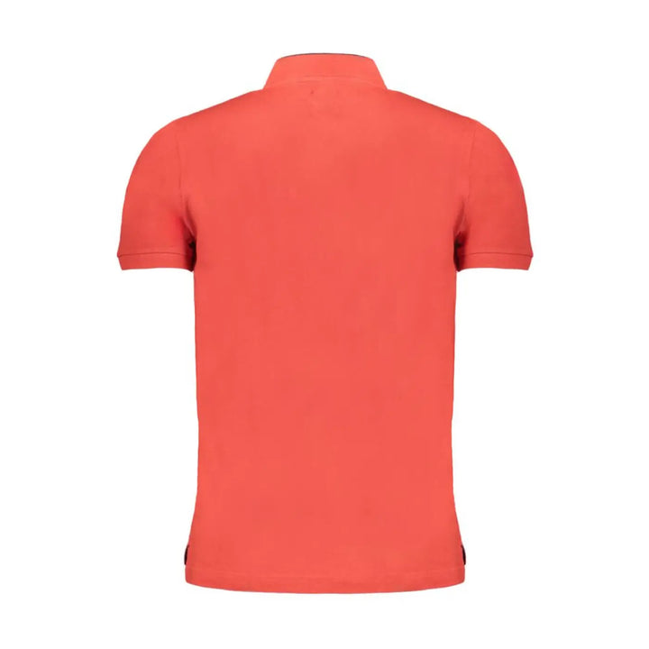 Gianmarco Venturi Red Cotton Men’s Polo Shirt