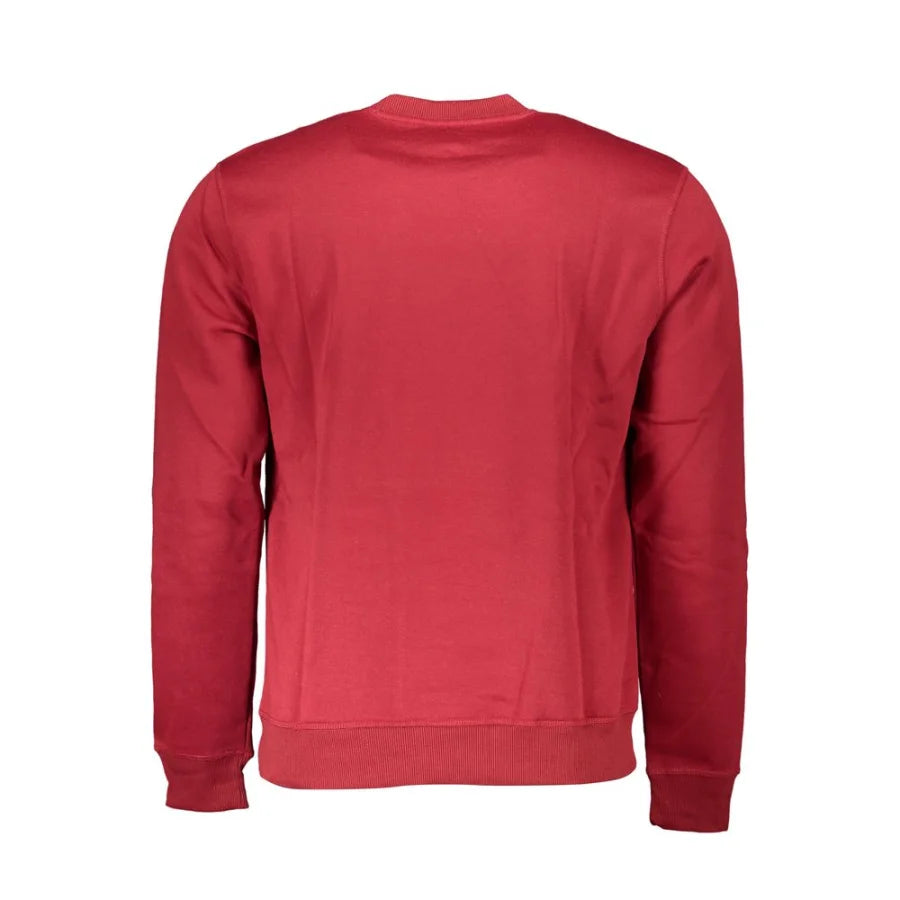 Gianmarco Venturi Red Polyester Men’s Sweatshirt