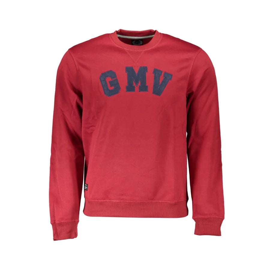 Gianmarco Venturi Red Polyester Men’s Sweatshirt