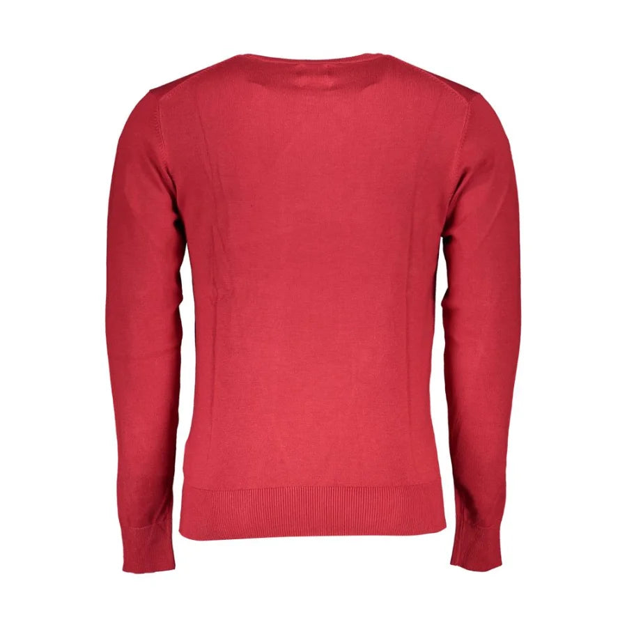 Gianmarco Venturi Rosso Viscosa Mens Sweater