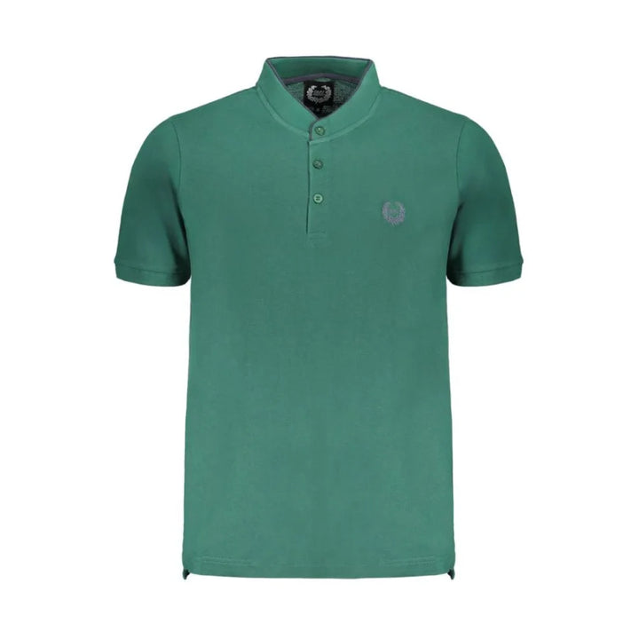 Gianmarco Venturi Verde Cotton Men Polo Shirt