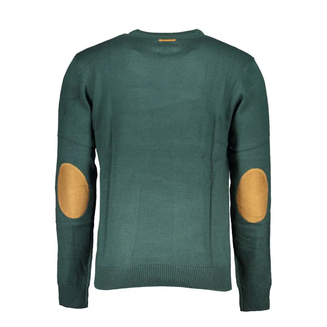 Gianmarco Venturi Verde Cotton Men Sweater