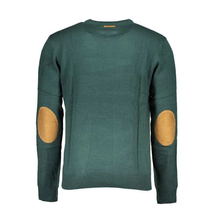 Gianmarco Venturi Verde Cotton Men Sweater