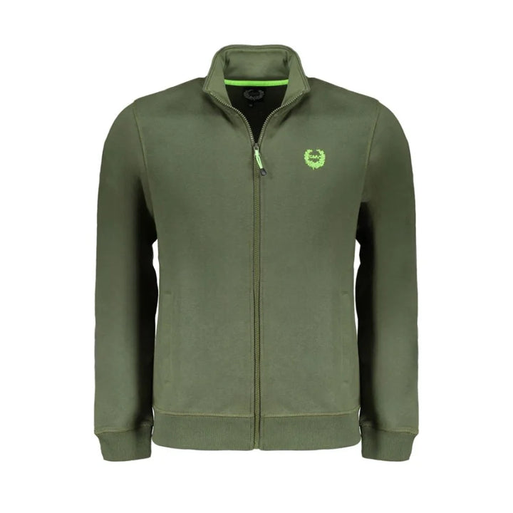 Gianmarco Venturi Verde Cotton Men Sweatshirt