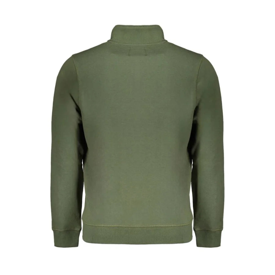 Gianmarco Venturi Verde Cotton Men Sweatshirt