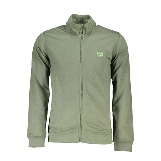Gianmarco Venturi Verde Cotton Men Sweatshirt