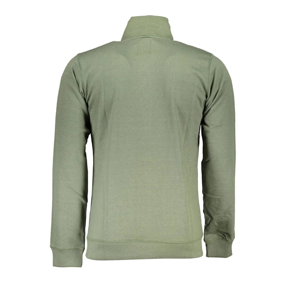 Gianmarco Venturi Verde Cotton Men Sweatshirt