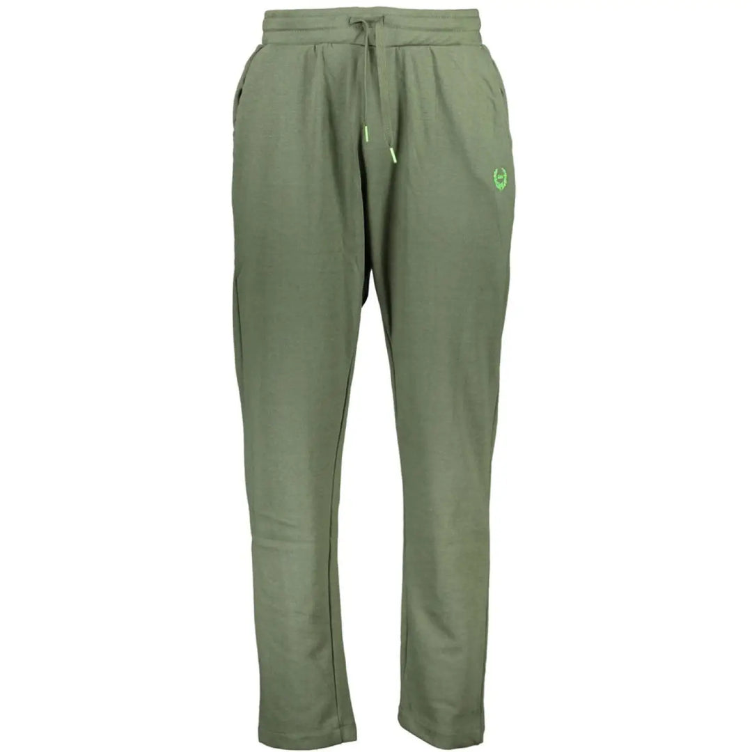 Gianmarco Venturi Verde Cotton Men’s Trackpant