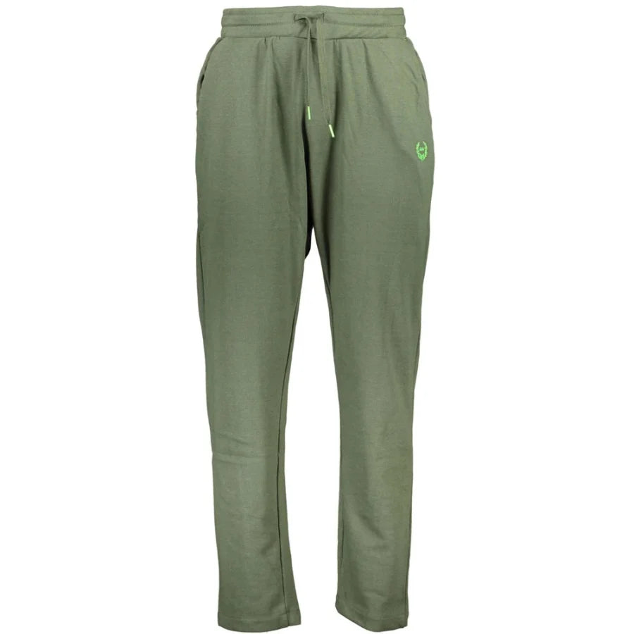 Gianmarco Venturi Verde Cotton Men’s Trackpant