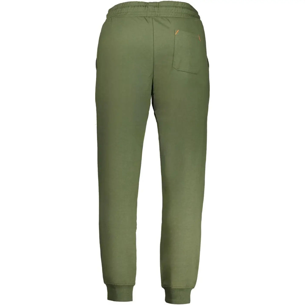 Gianmarco Venturi Verde Cotton Men’s Tracksuit Pants