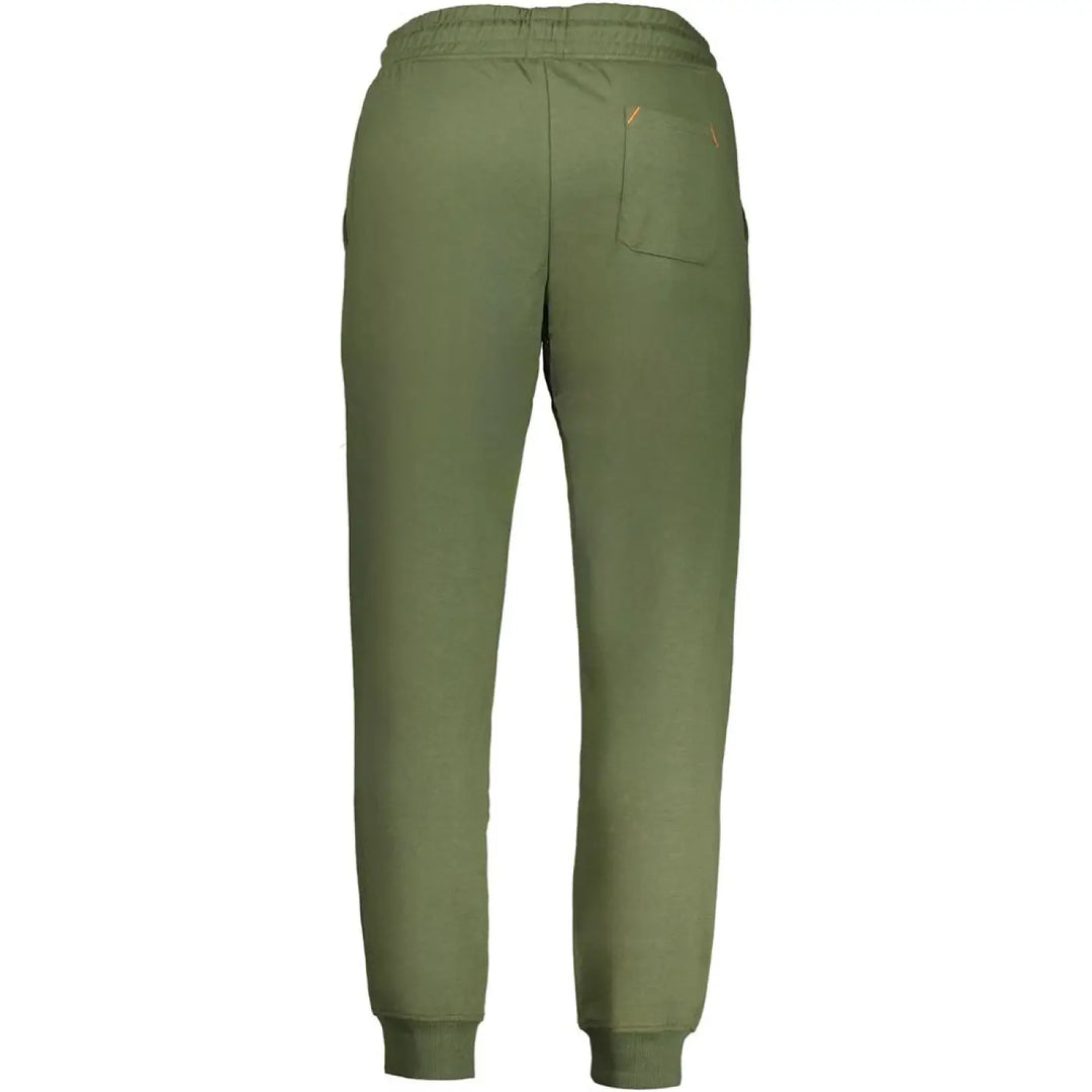 Gianmarco Venturi Verde Cotton Men’s Tracksuit Pants