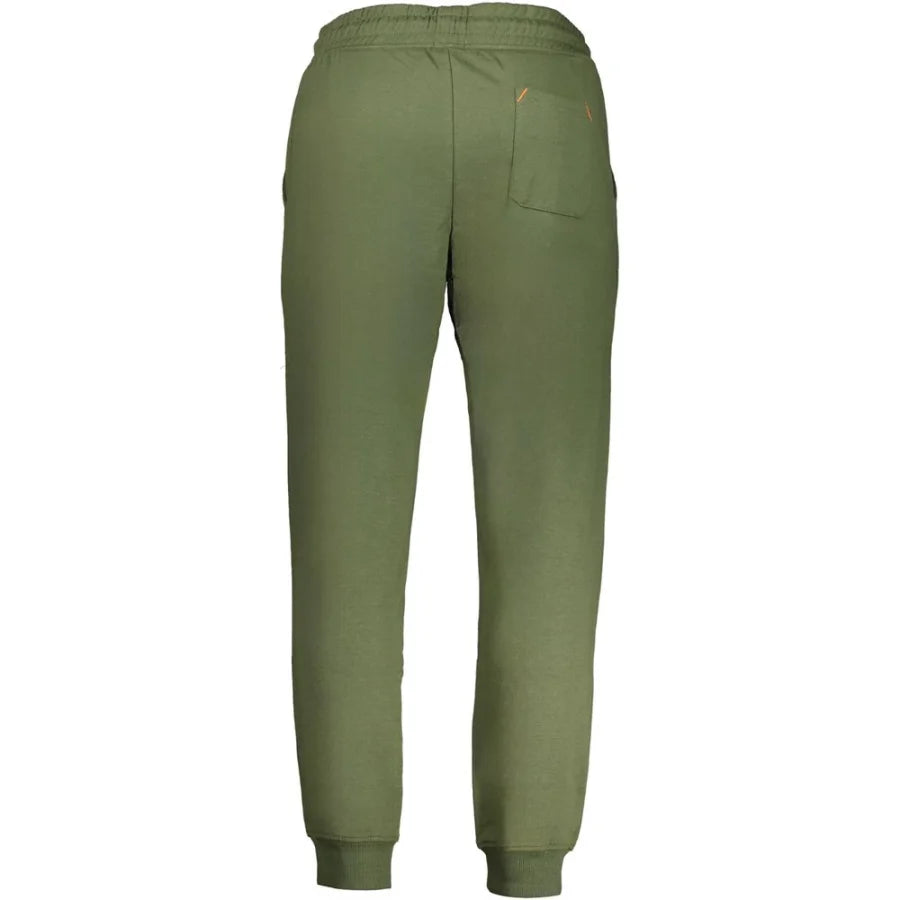Gianmarco Venturi Verde Cotton Men’s Tracksuit Pants