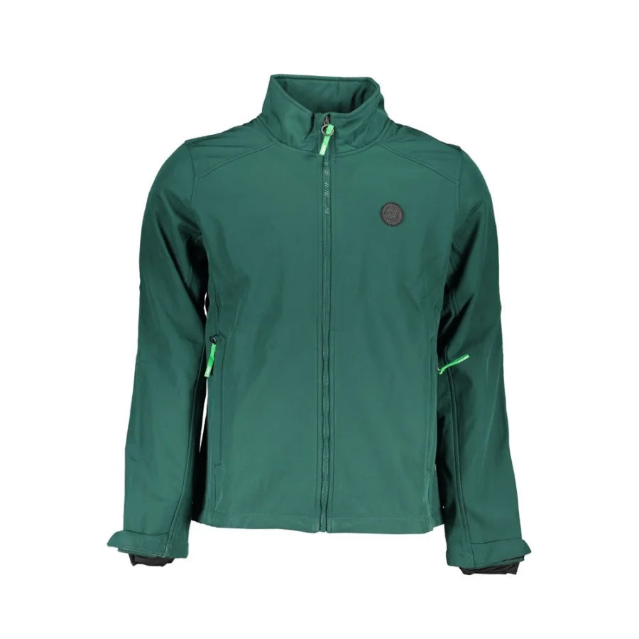Gianmarco Venturi Verde Polyester Men’s Jacket