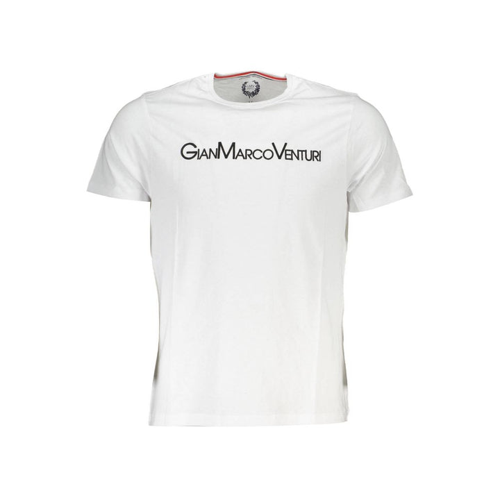Gianmarco Venturi White Cotton Men T-shirt
