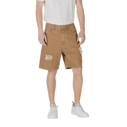 Gianni Lupo Bermuda Shorts for Men with Distressed Summer Style