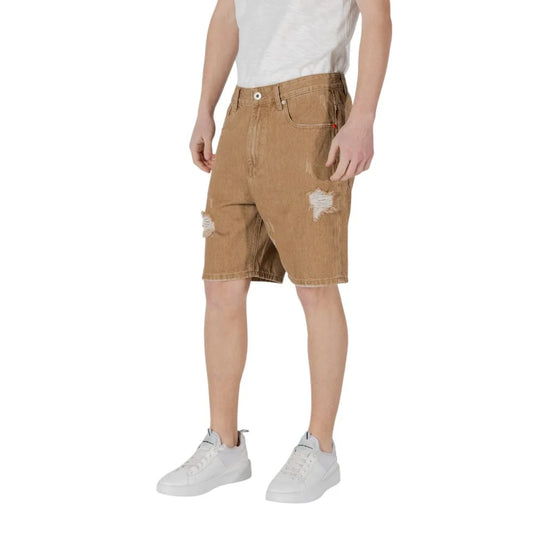 Gianni Lupo Bermuda Shorts for Men with Distressed Summer Style