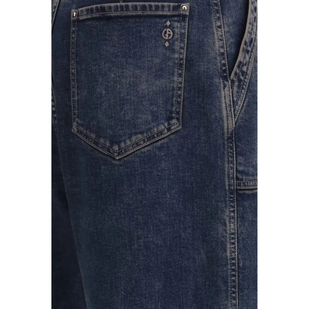 Giorgio Armani Blue Cotton Jeans Denim