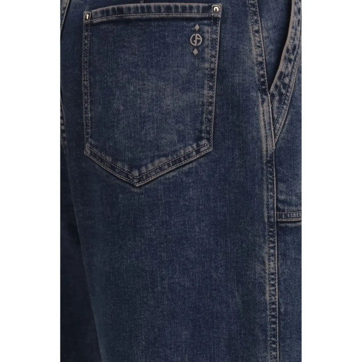 Giorgio Armani Blue Cotton Jeans Denim