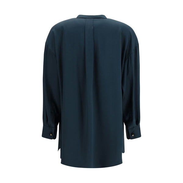 Giorgio Armani Blouses - Women’s Blue Silk Blouse