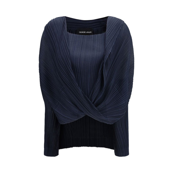 Giorgio Armani Blouses - Women’s Blue Viscose Blouse