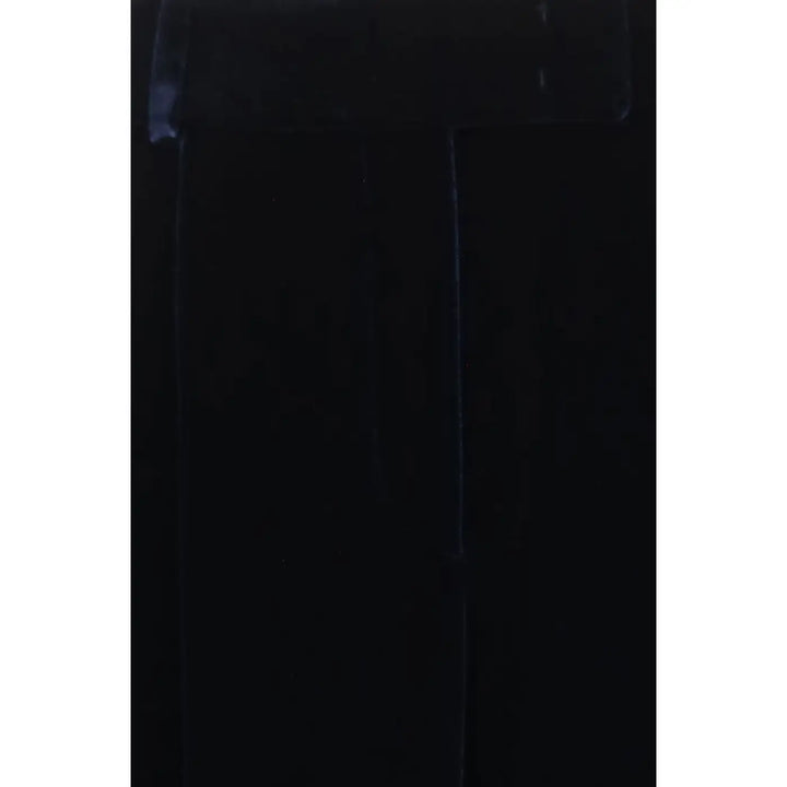 Giorgio Armani Blue Viscose Casual Pants