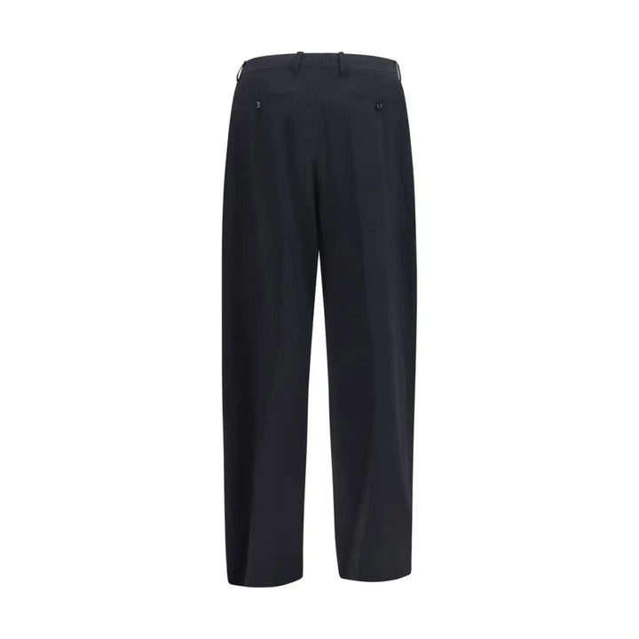 Giorgio Armani Blue Wool Oves Aries Dress Pants