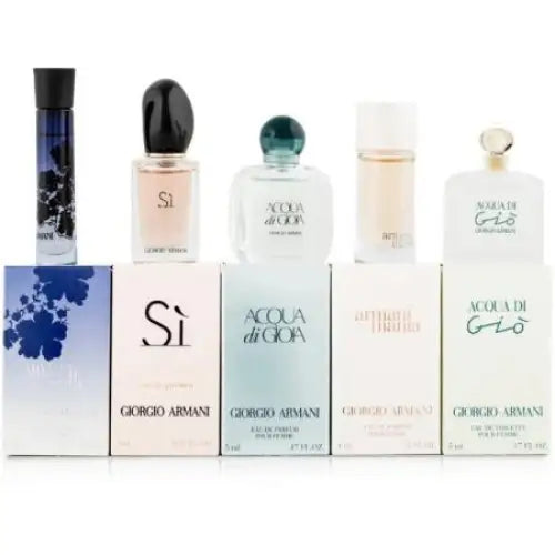 Unleash Luxury with Giorgio Armani Variety Gift Set! Acqua Di Gioia & More! Women’s Sets