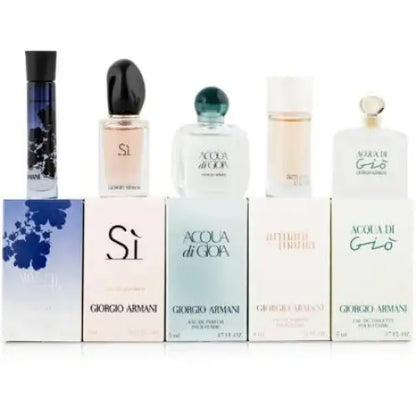 Unleash Luxury with Giorgio Armani Variety Gift Set! Acqua Di Gioia & More! Women’s Sets