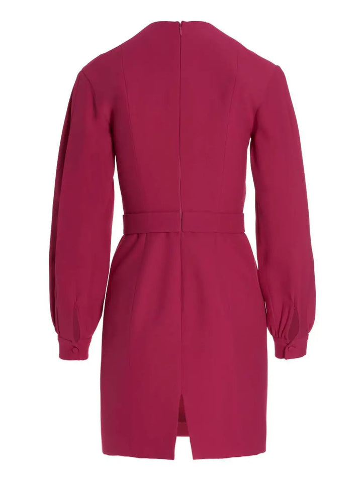 Giovanni Bedin Fuchsia Viscose Short Dress