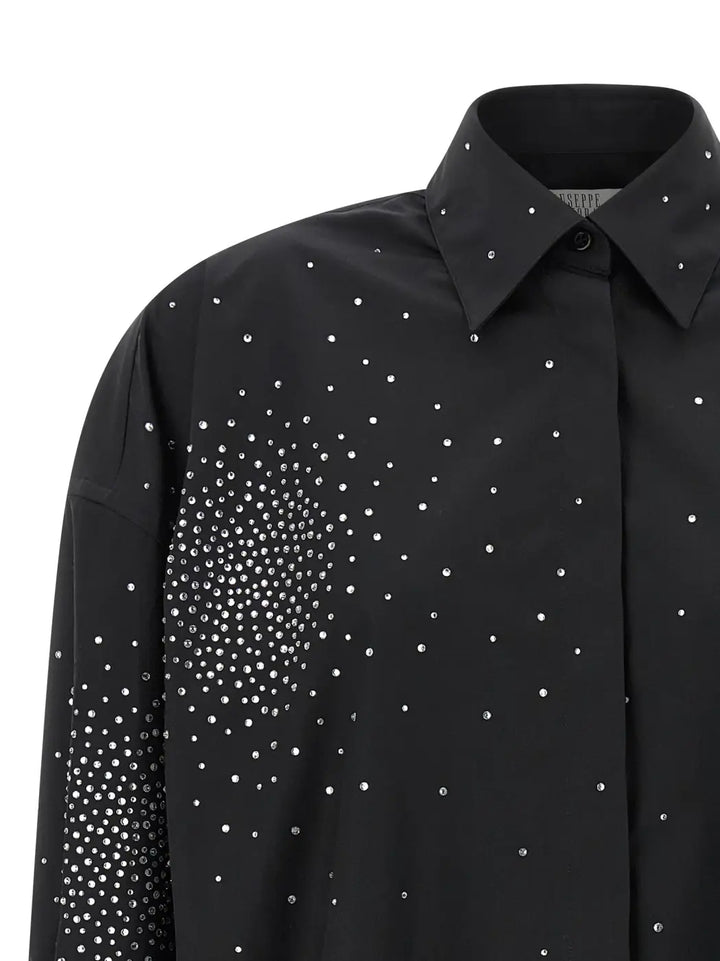 Giuseppe Di Morabito Black Cotton Blouse