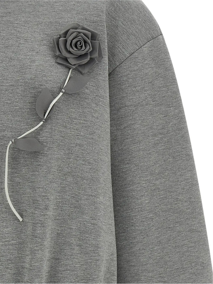 Giuseppe Di Morabito Gray Viscose Sweatshirt