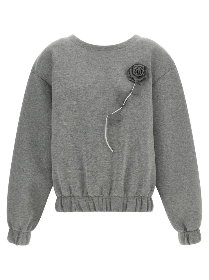 Giuseppe Di Morabito Gray Viscose Sweatshirt