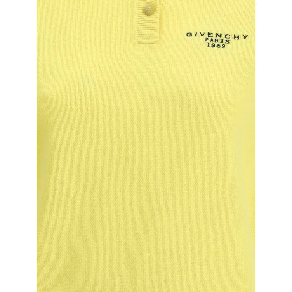 Givenchy Bicolor Wool Polo Shirt