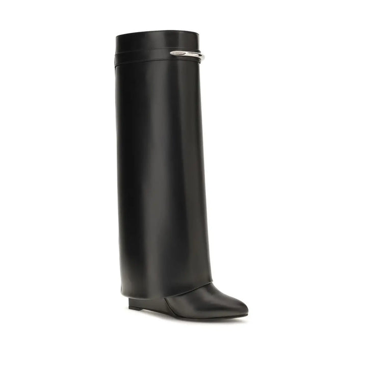 Givenchy Black Calf Leather Bos Taurus Ankle Boots
