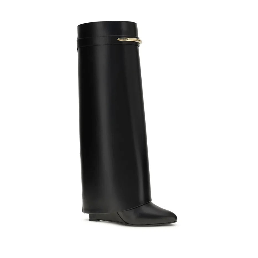 Givenchy Black Calf Leather Bos Taurus Boots