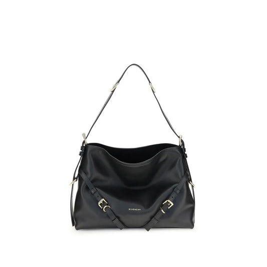 Givenchy Black Calf Leather Bos Taurus Shoulder Bag