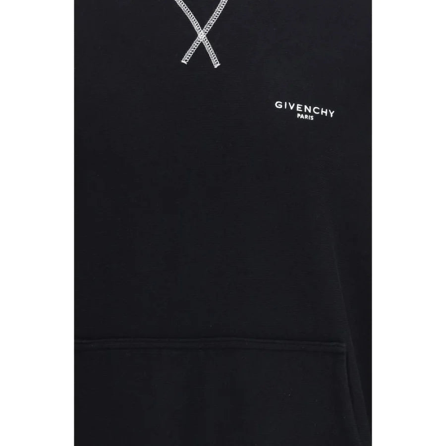Givenchy Black Cotton Sweatshirt