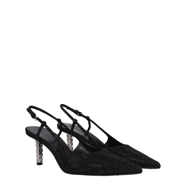 Givenchy Black Fabric High Heel Pumps
