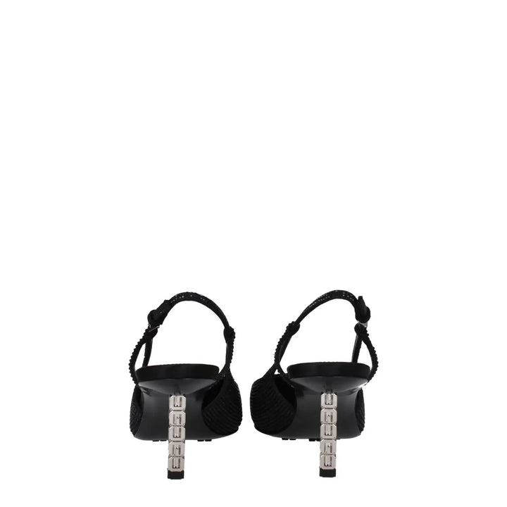 Givenchy Black Fabric High Heel Pumps