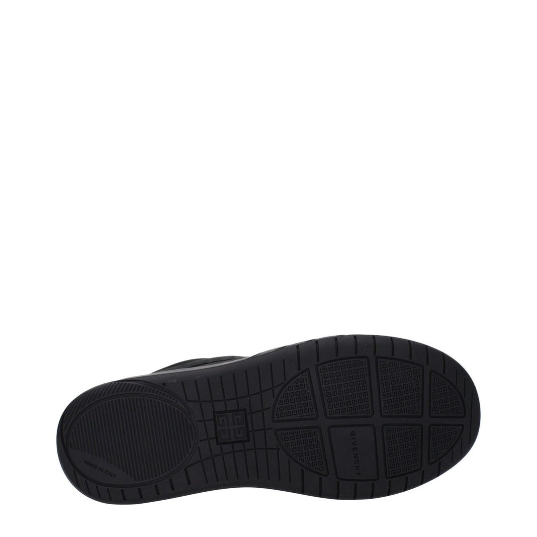 Givenchy Black Fabric Low Top Sneakers