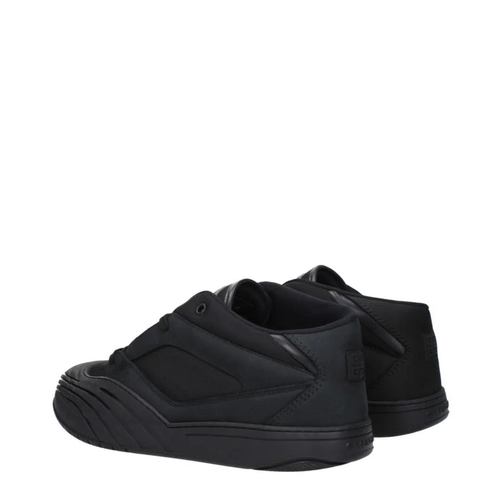 Givenchy Black Fabric Low Top Sneakers