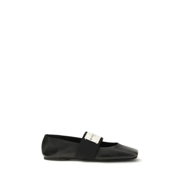 Givenchy Black Lamb Ovis Aries Ballet Flats