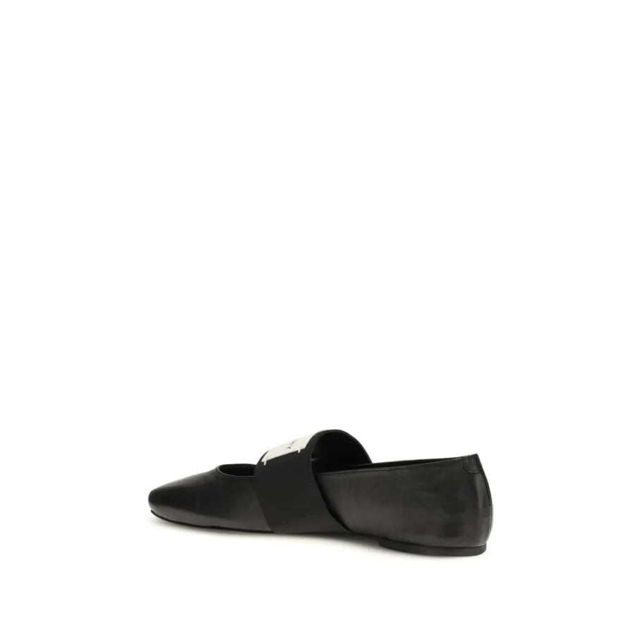 Givenchy Black Lamb Ovis Aries Ballet Flats
