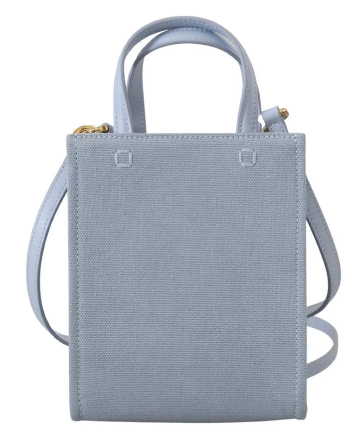 Givenchy - Blue Coated Canvas Vertical Cloud Mini Shoulder Bag