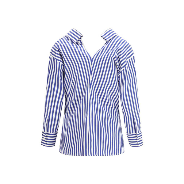 Givenchy Shirts - Blue Cotton Pattern Shirt