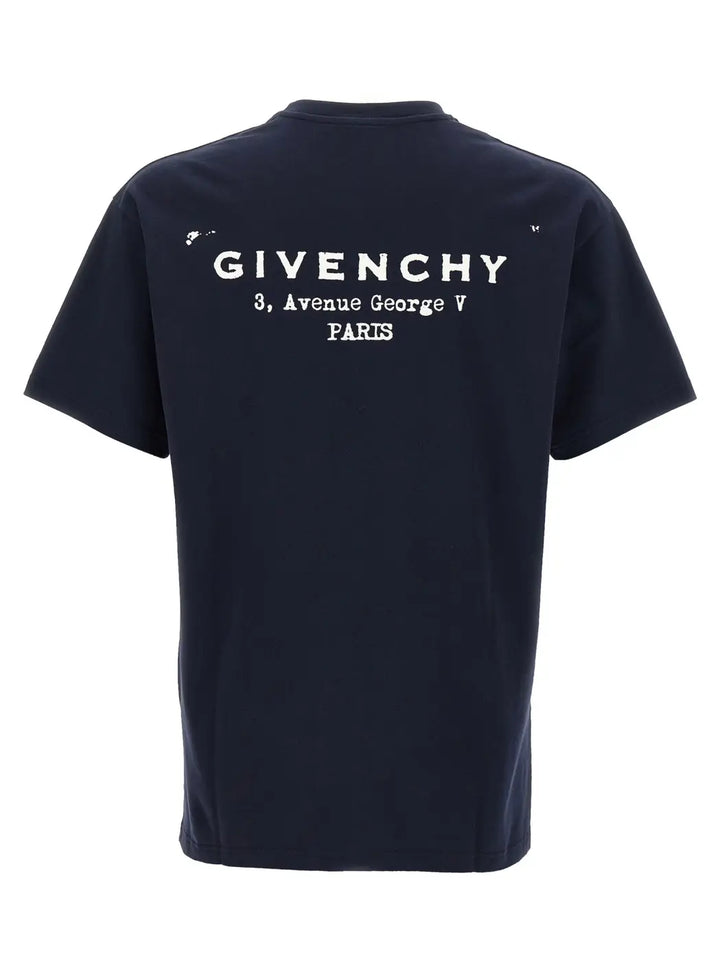 Givenchy Blue Cotton T-shirt