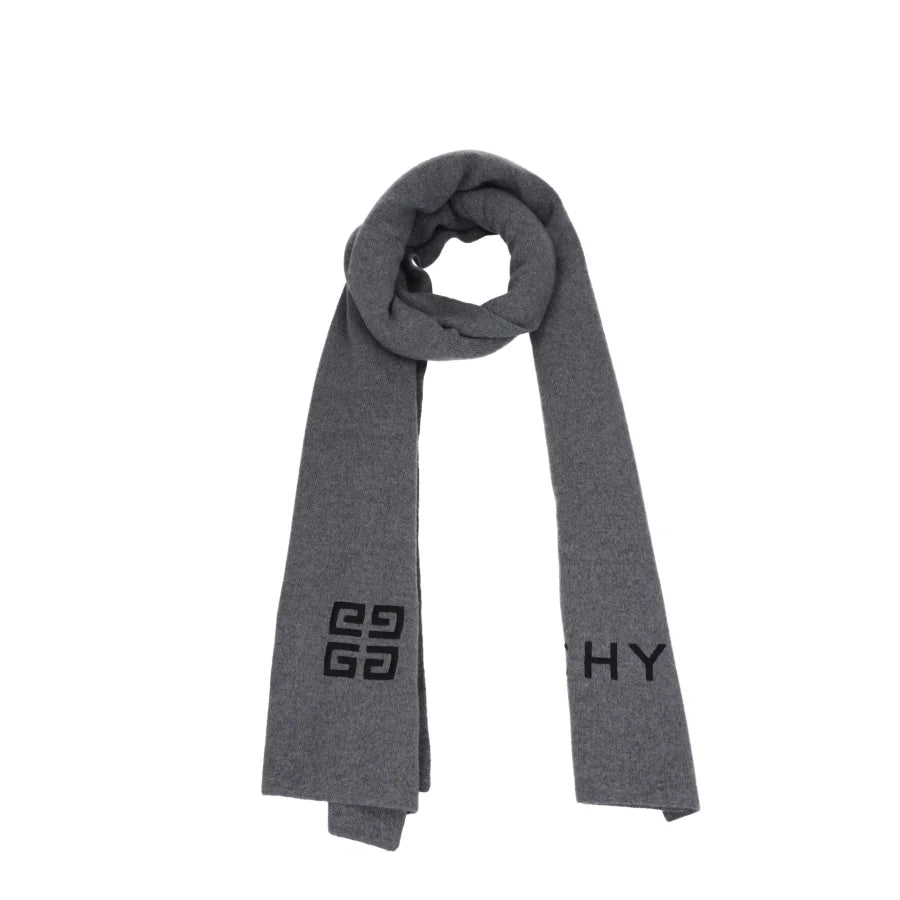 Givenchy Gray Wool Scarf