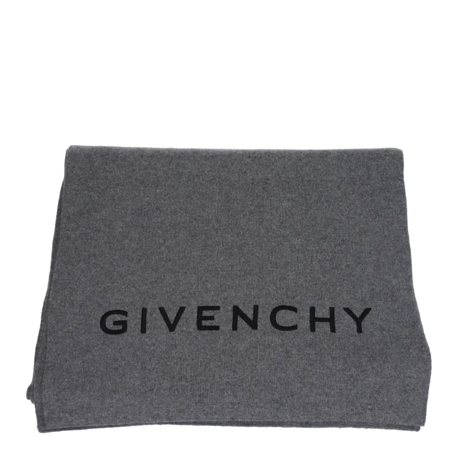 Givenchy Gray Wool Scarf